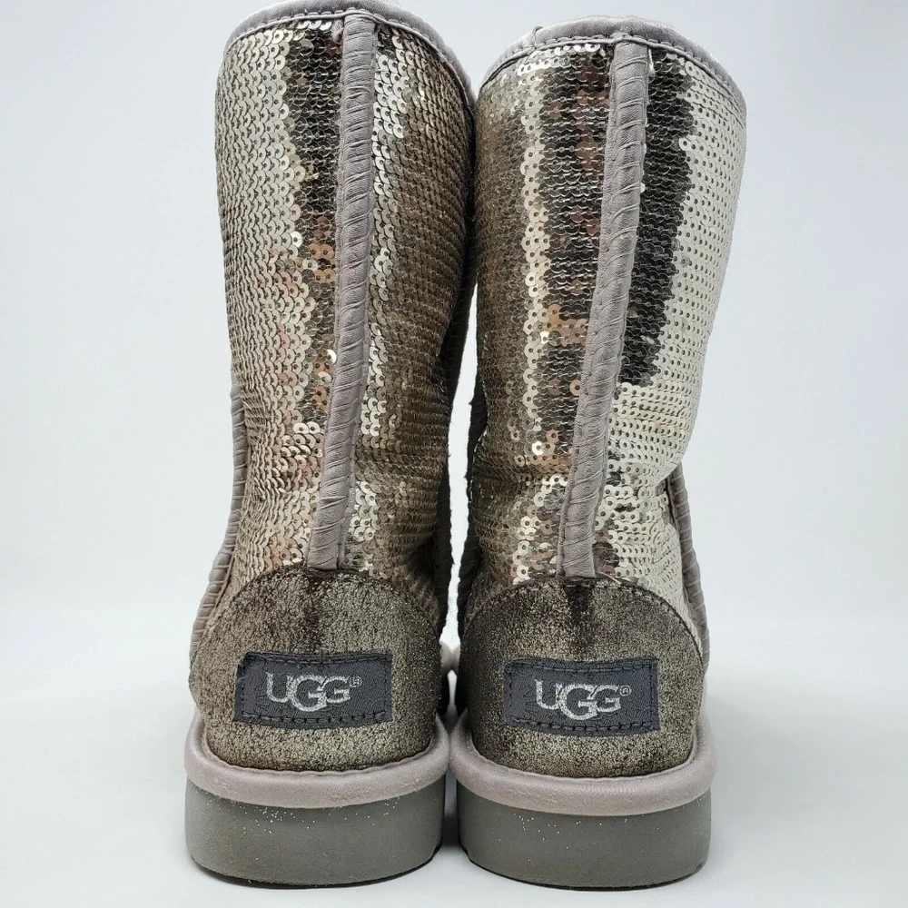 UGG Classic Short Sparkles Genuine Shearling Lined